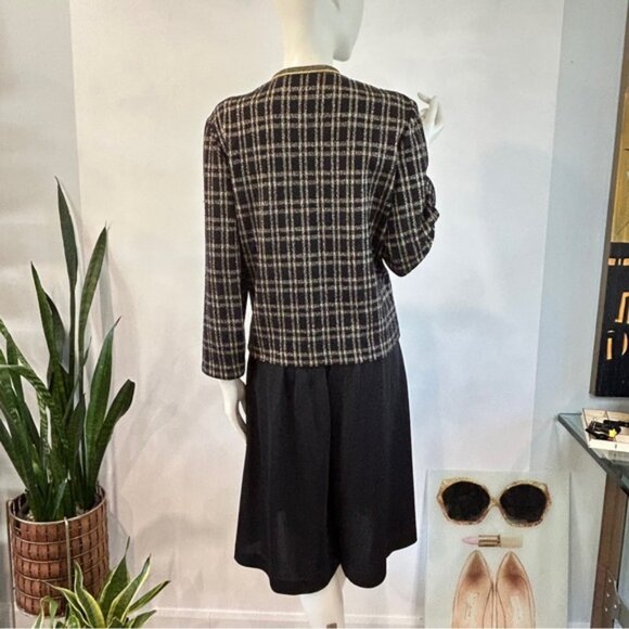 Vintage Lurex Stretch Knit Waist Jacket - Picture 7 of 10